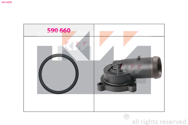 Flansa lichid racire 660 686R KW